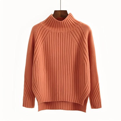 Camille - women's sweater with turtleneck