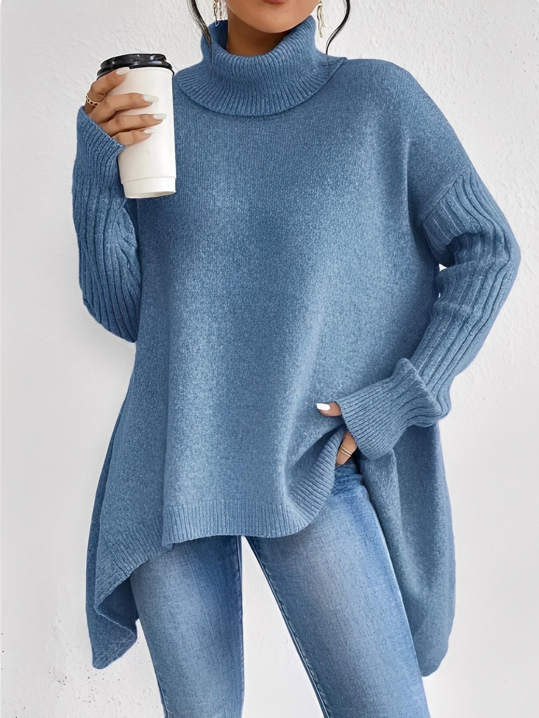 Jessica - Bequemer Rollkragenpullover für Damen