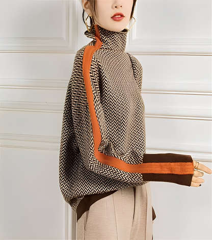 Anita - Elegant Women's Cashmere Turtleneck Sweater