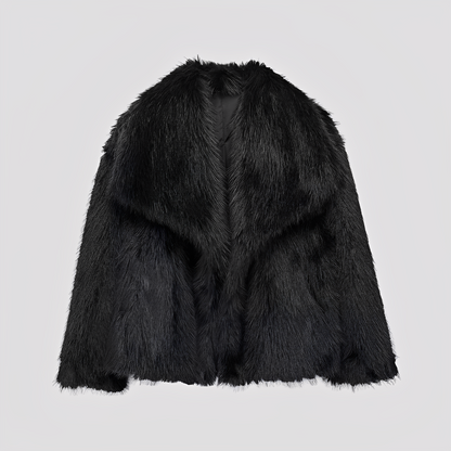 Jennifer - Modern women's jacket made of faux fur