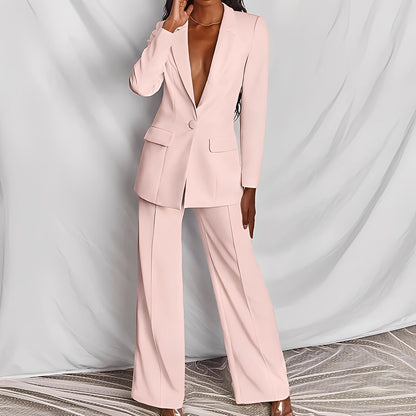 Lara - Elegant women's set with blazer and adjustable pants
