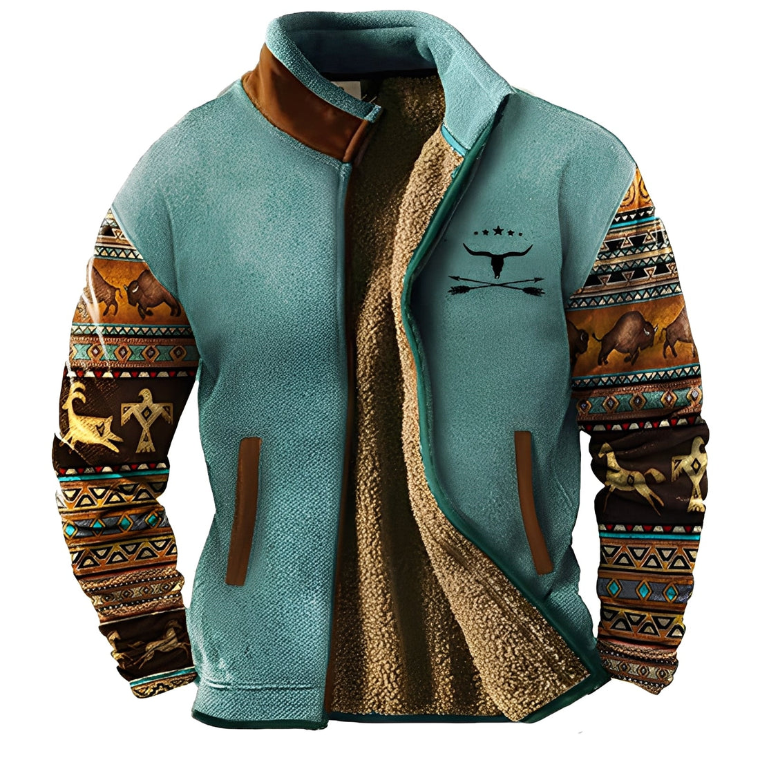 Aubert - Herren-Fleecejacke für Outdoor-Aktivitäten