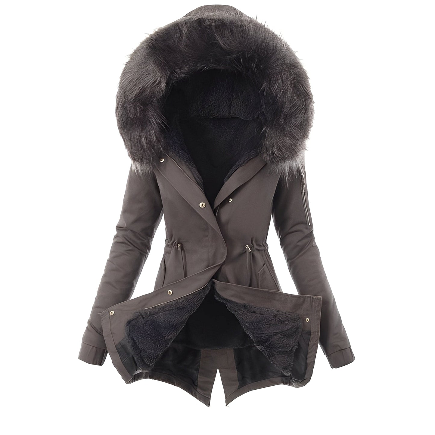 Deanna - Fashionable and waterproof fleece jacket for women