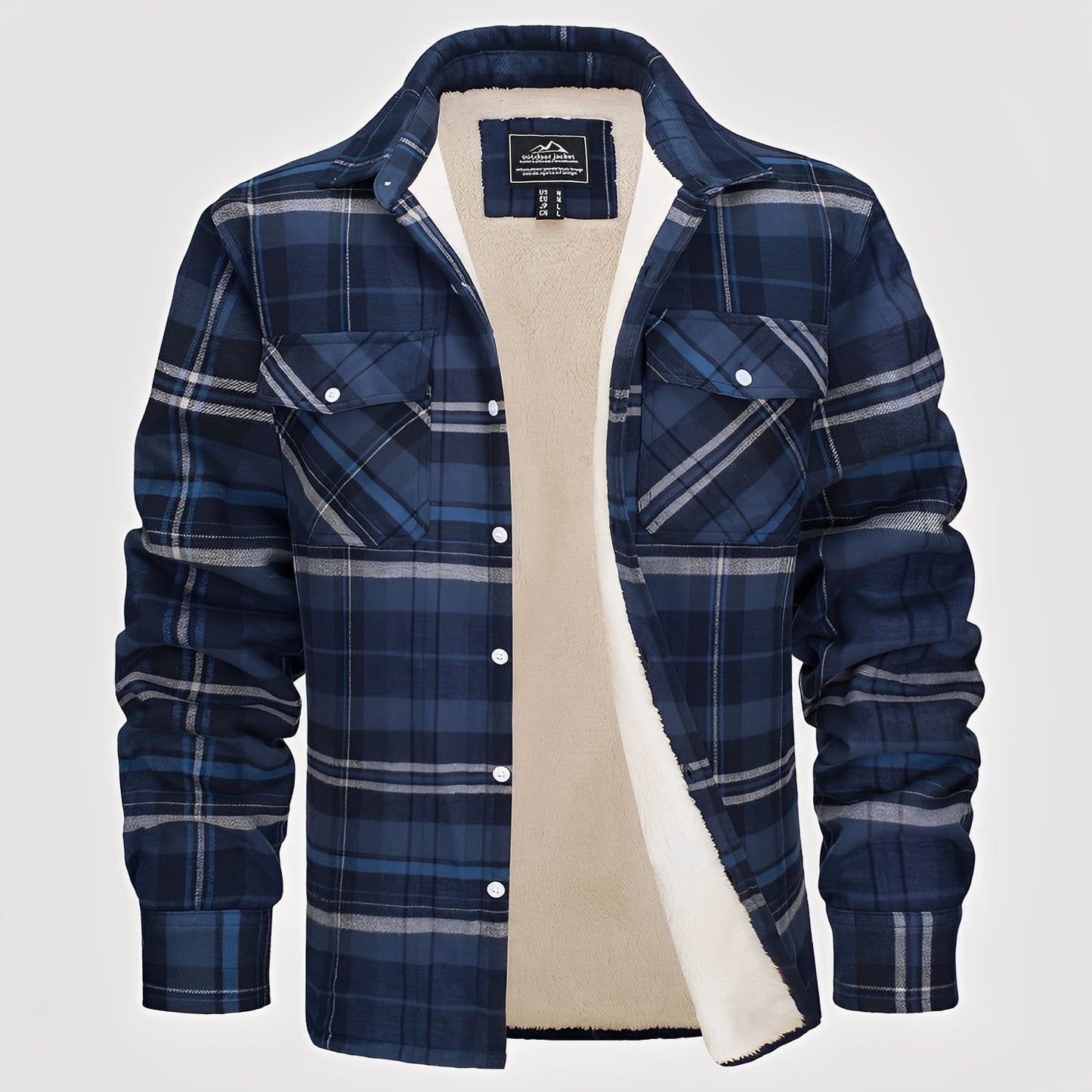 Albert - men's jacket with checkered design