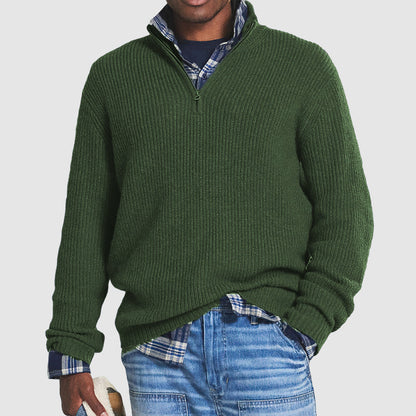 Constino – Cashmere Men's Sweater with Zipper