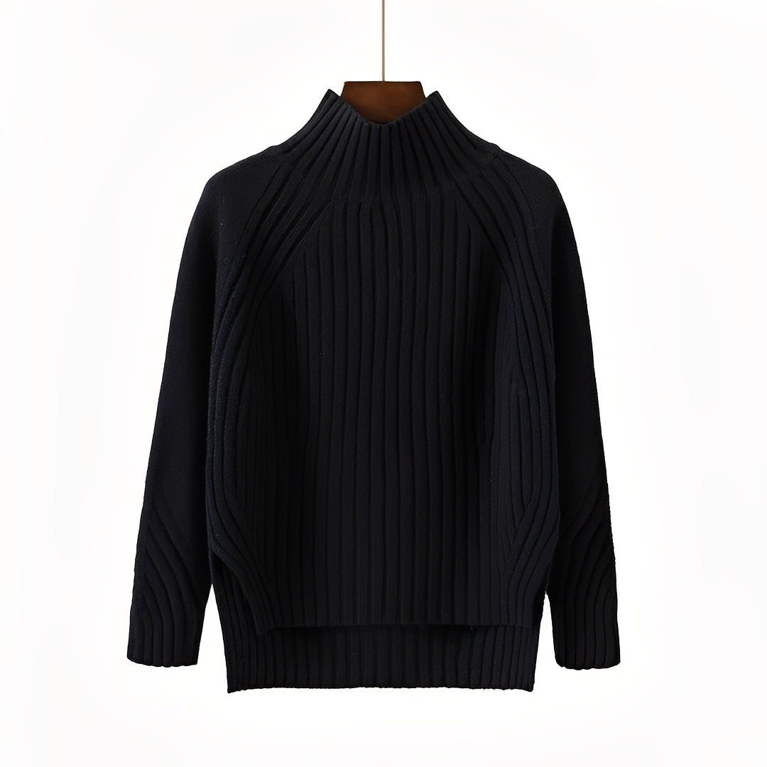 Camille - women's sweater with turtleneck