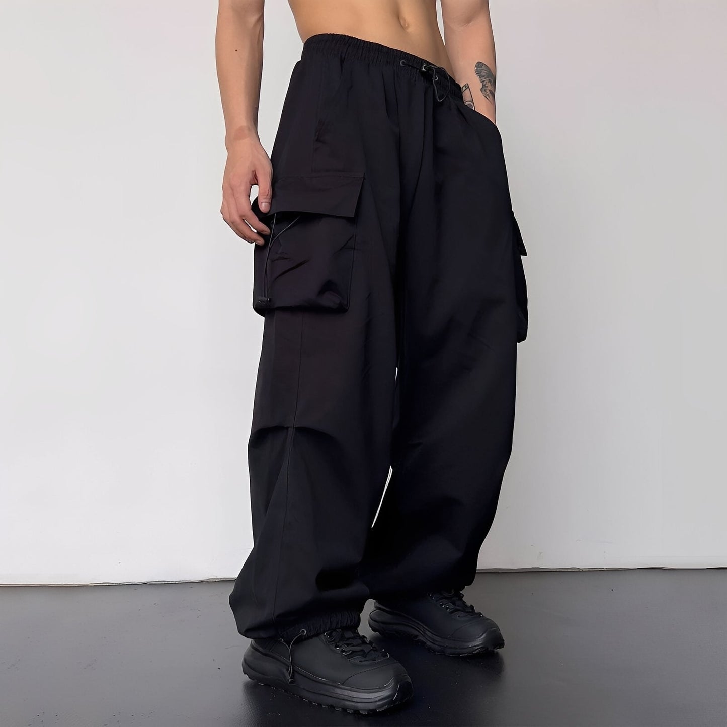 Kaleb - Trendige Baggy-Cargohose für Herren
