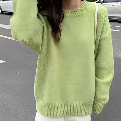 Roxanna - Women's Oversize Sweater in Minimalist Style