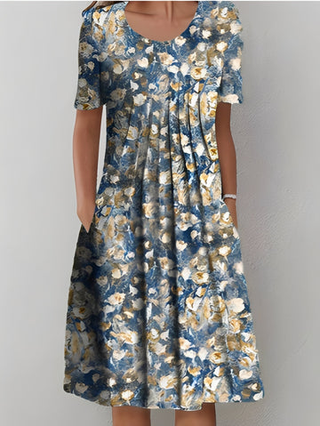 Jodie - Stilvolles bedrucktes Damenkleid