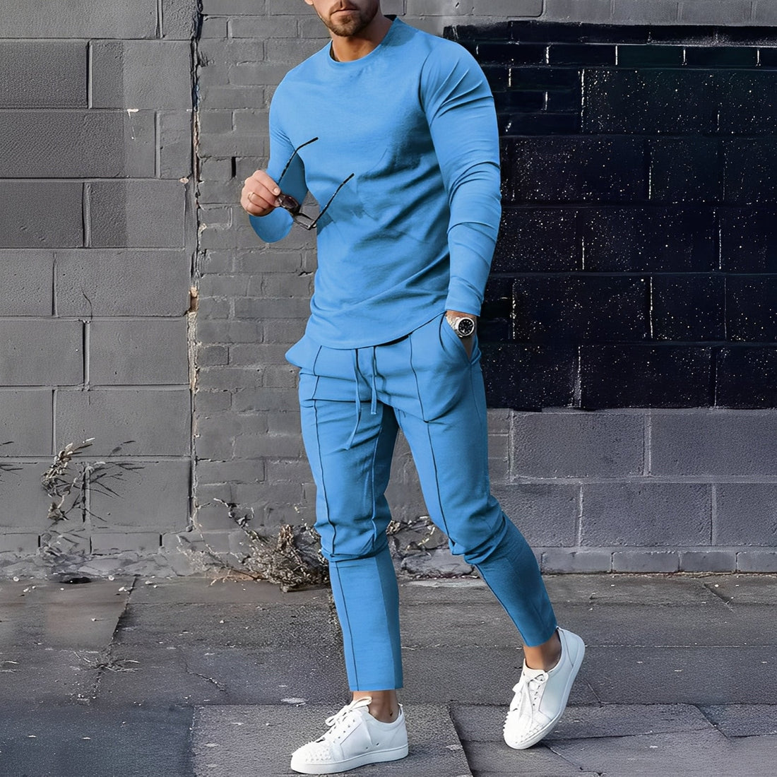 Adélard - Herren-Set aus Pullover und bequemen Hosen