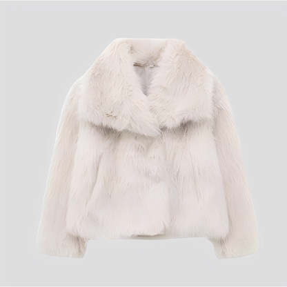 Jennifer - Modern women's jacket made of faux fur
