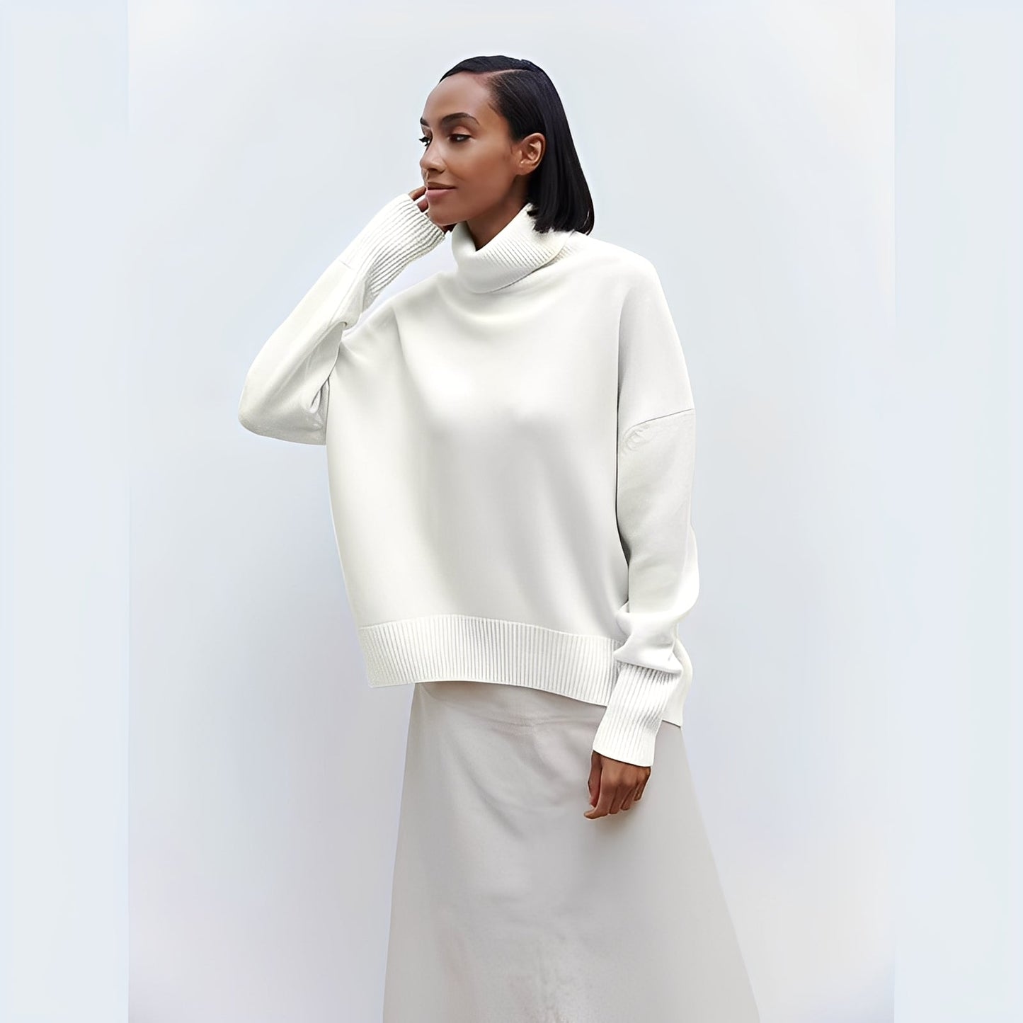 Lucinde - Winter Oversize Rollkragenpullover für Damen