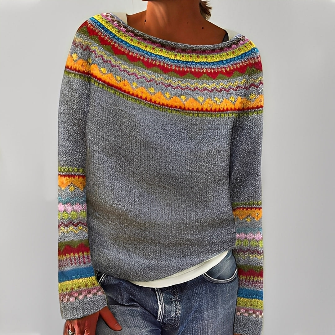 Liliane - Women's wool sweater for the winter