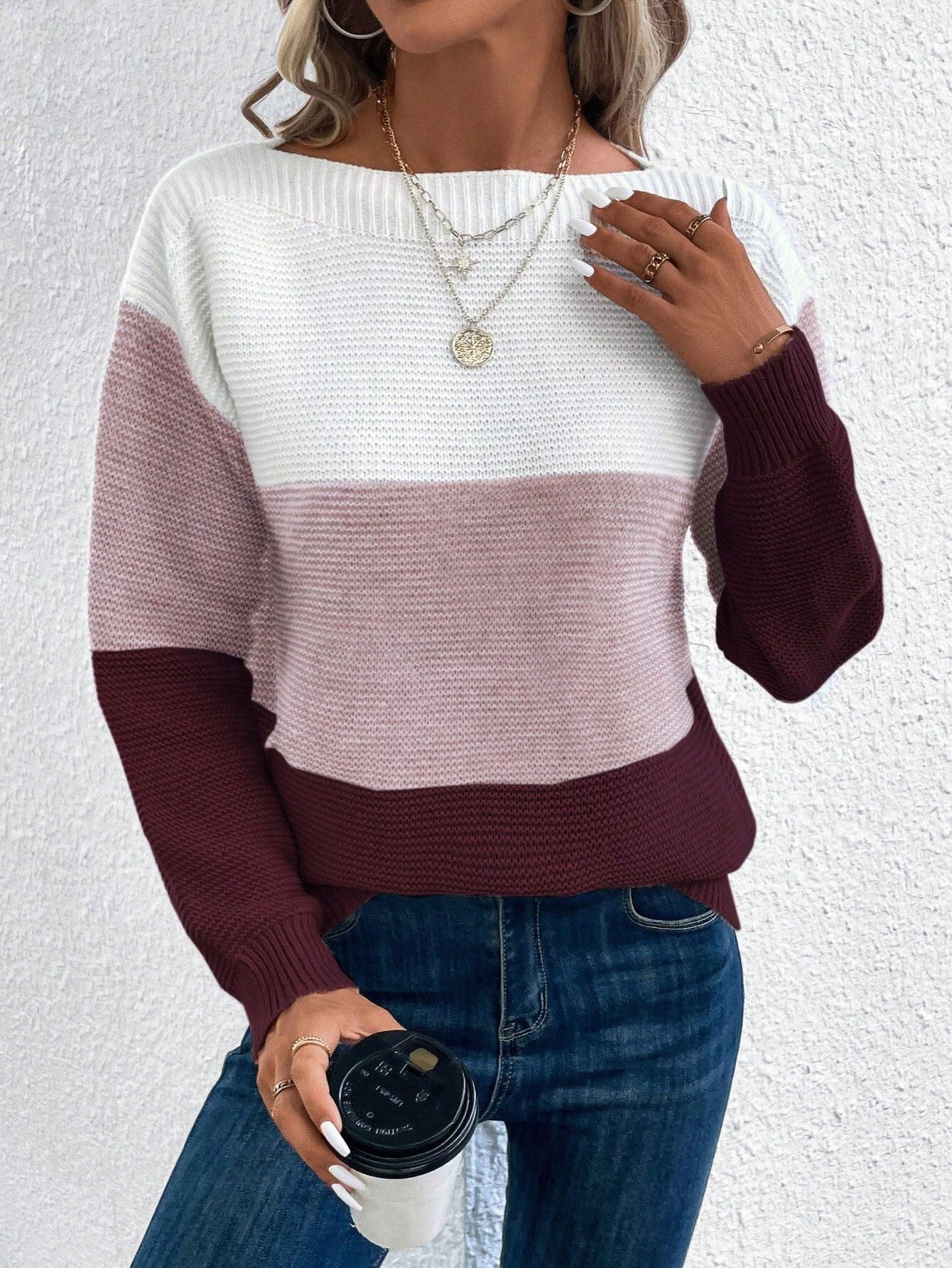 Amelia - Modischer Damen-Kaschmirpullover