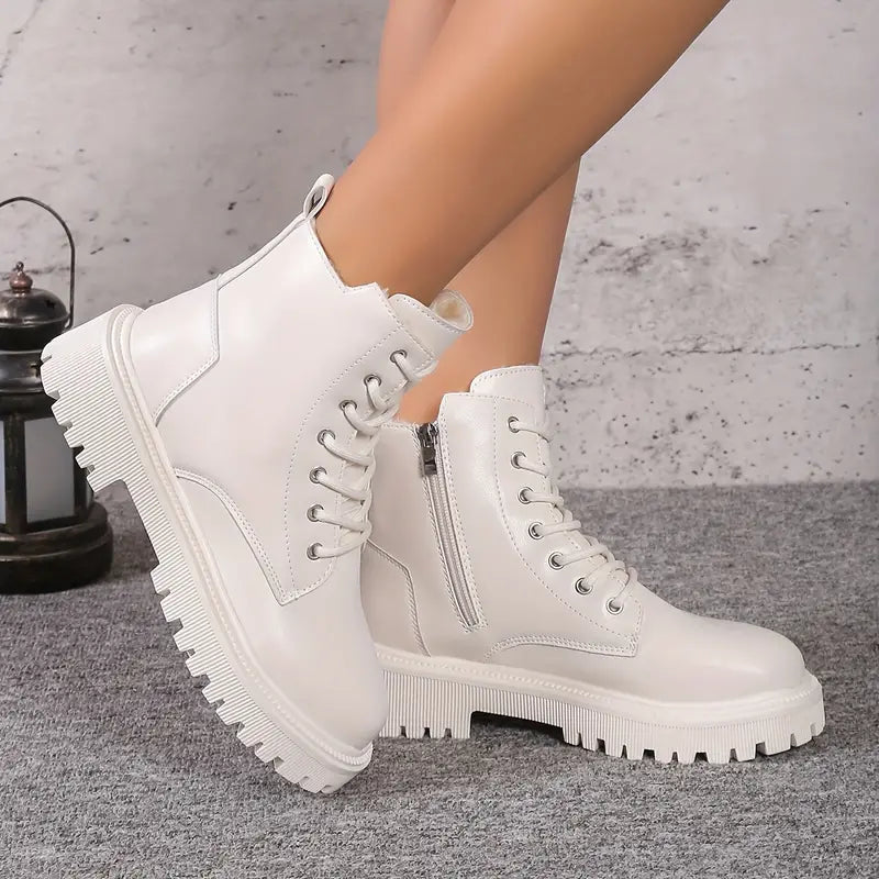 Keelin – Plateaustiefel mit Plüsch