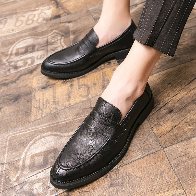 Edward - Elegante Penny Loafers mit runder Spitze für Herren