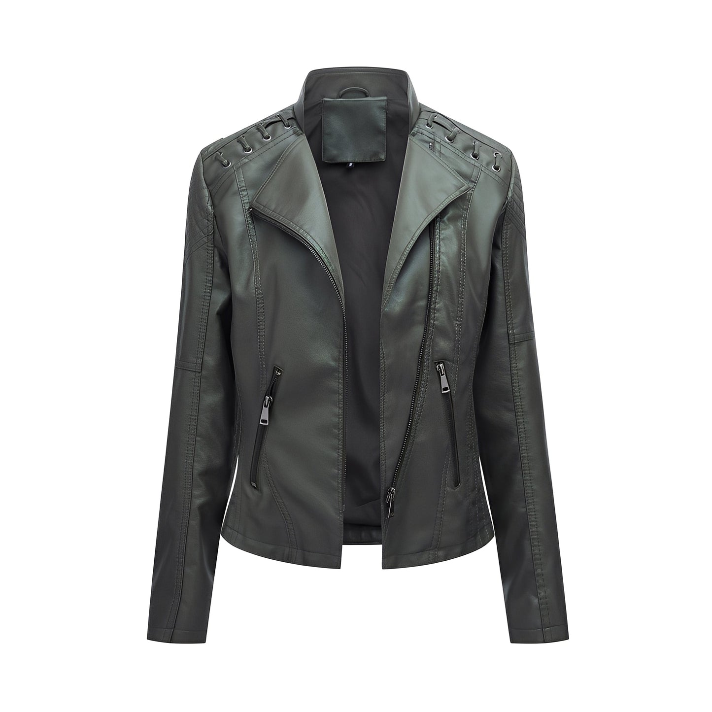 Inès - Stylish leather jacket for women