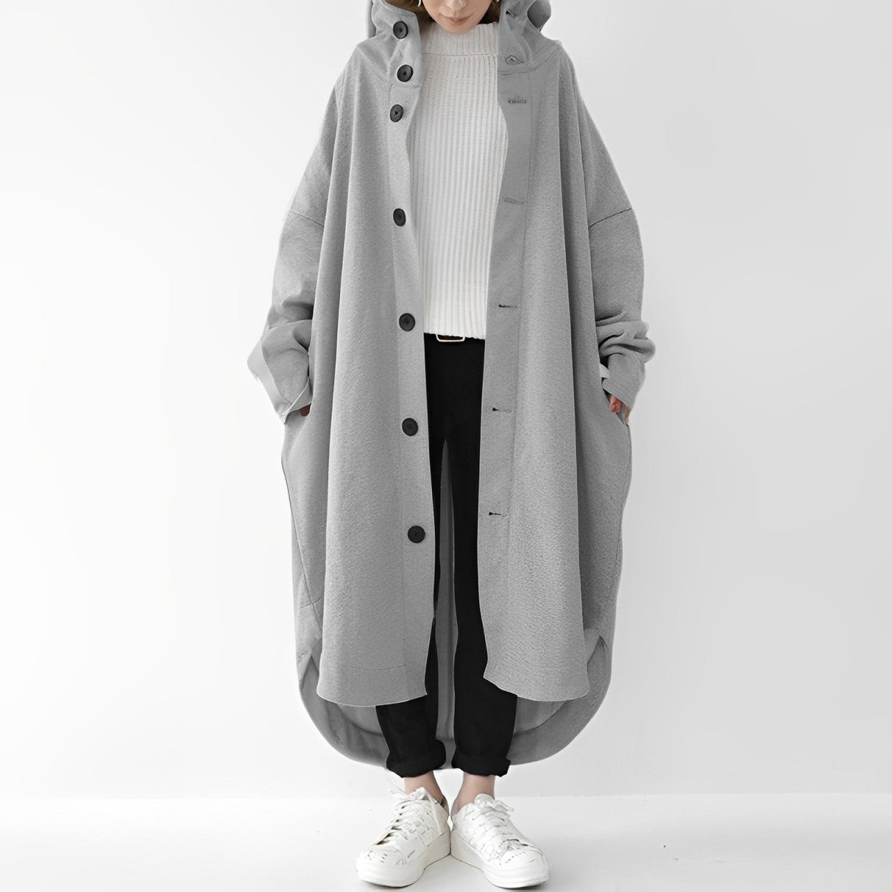 Cailyn - Langer, bequemer Trenchcoat