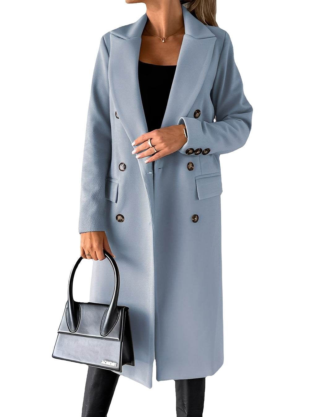 Rachelle - Stylish and warm women's trench coat