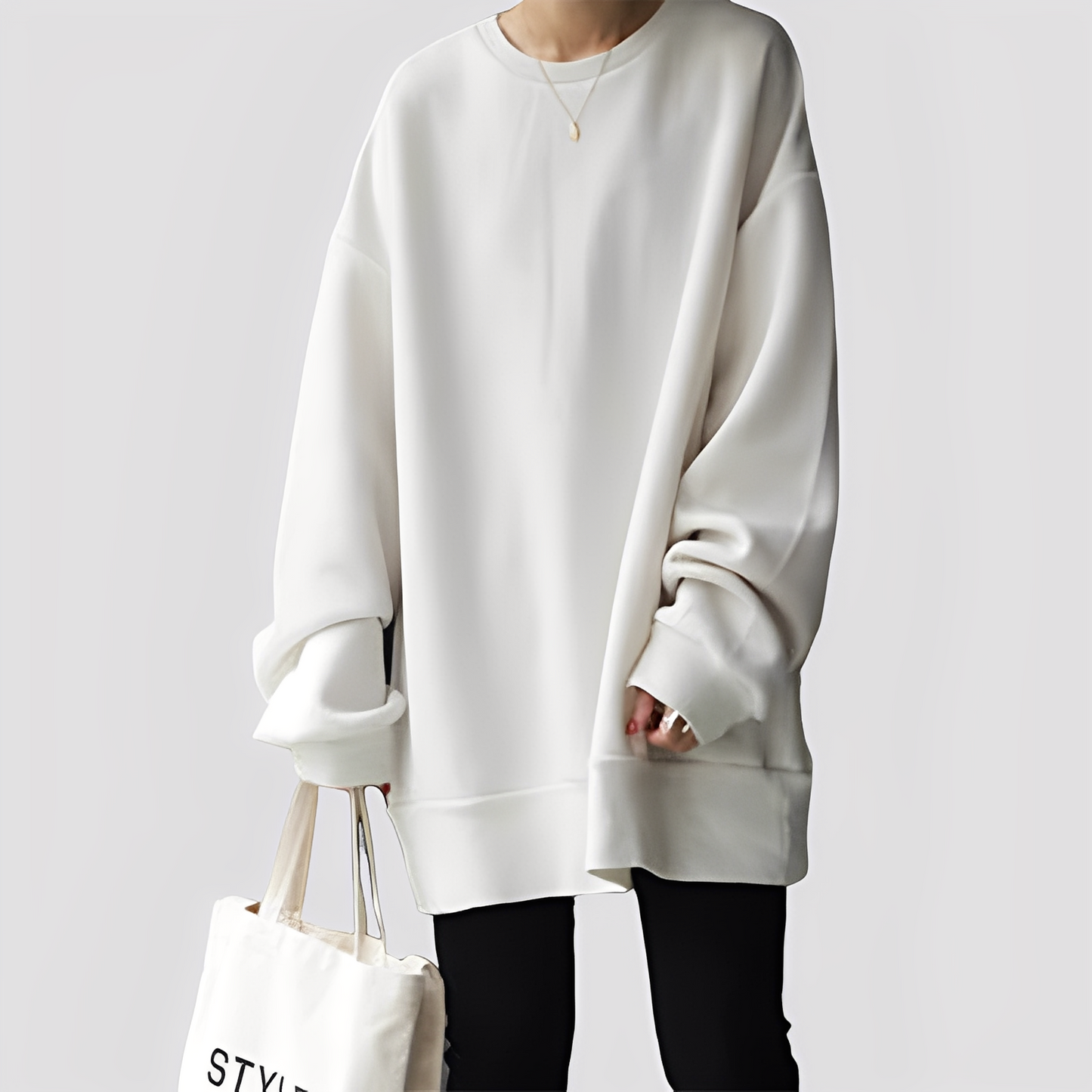 Estella - Women's Oversize Sweater in Modern Style