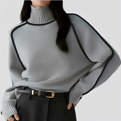 Azalea - Stylish, relaxed women's turtleneck sweater