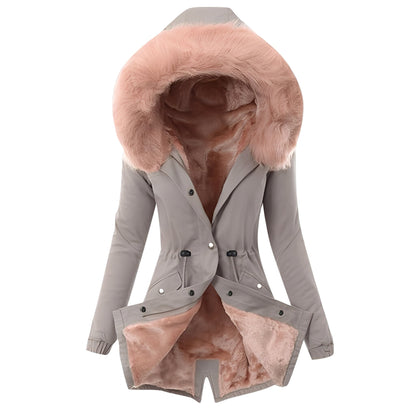 Deanna - Fashionable and waterproof fleece jacket for women