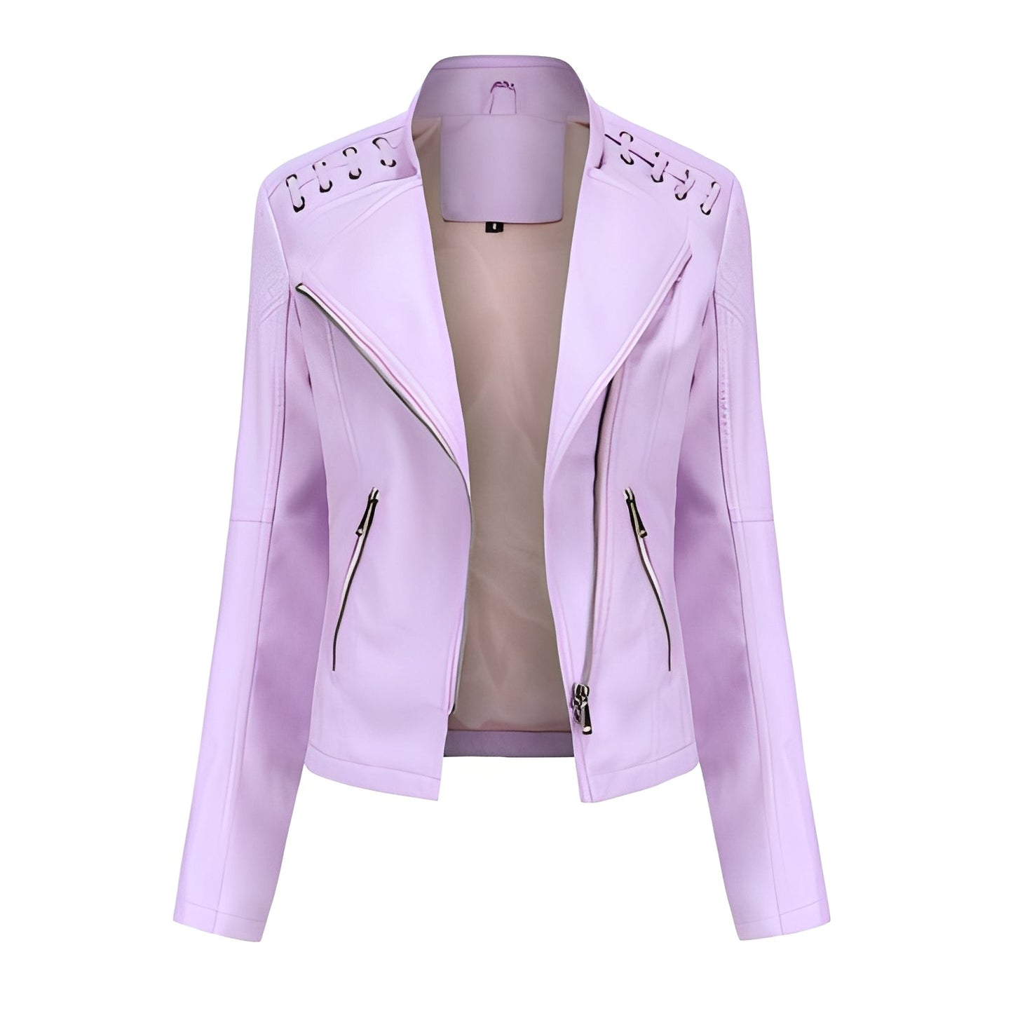 Inès - Stylish leather jacket for women
