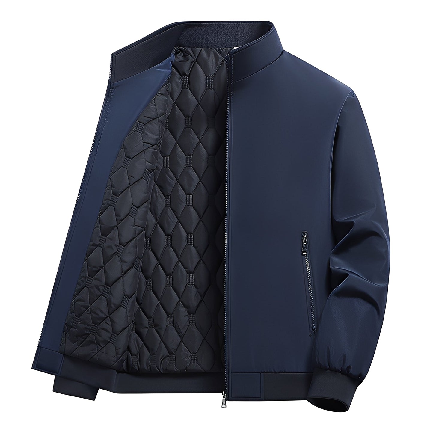 Aaron - Elegant, quilted men's softshell jacket