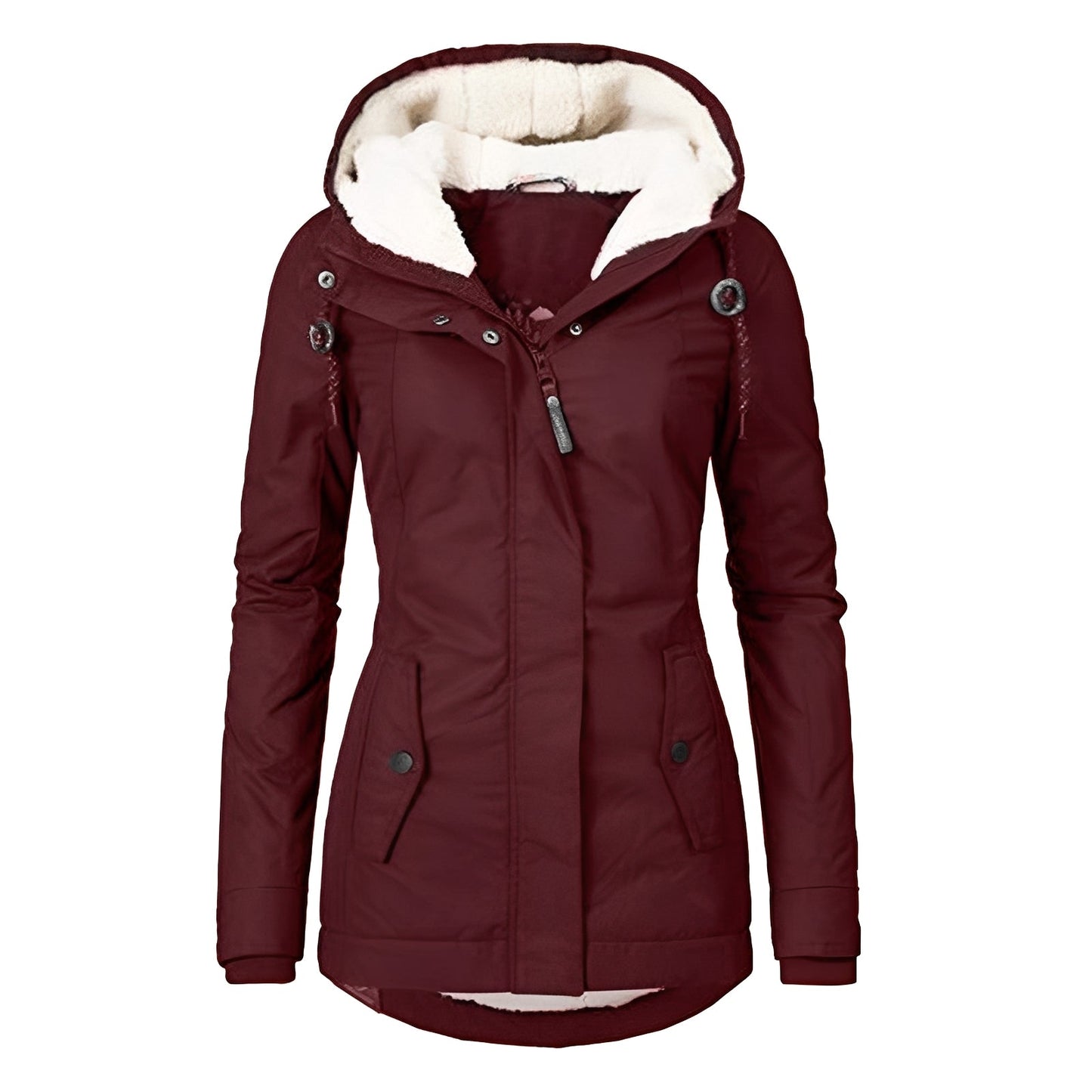 Melba - Warmer, waterproof women's coat with hood