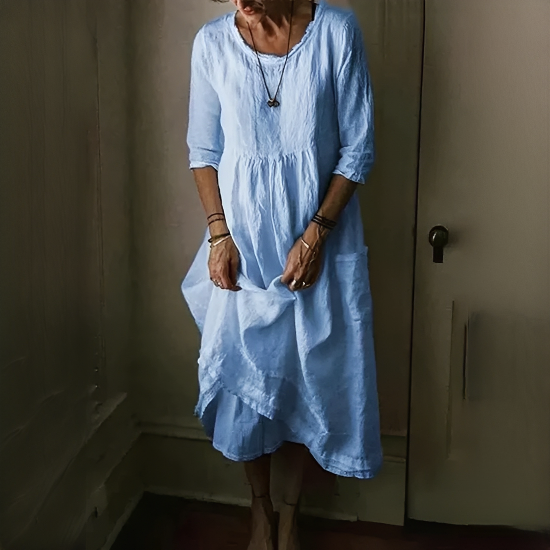 Aimee - Bequemes Plisseekleid