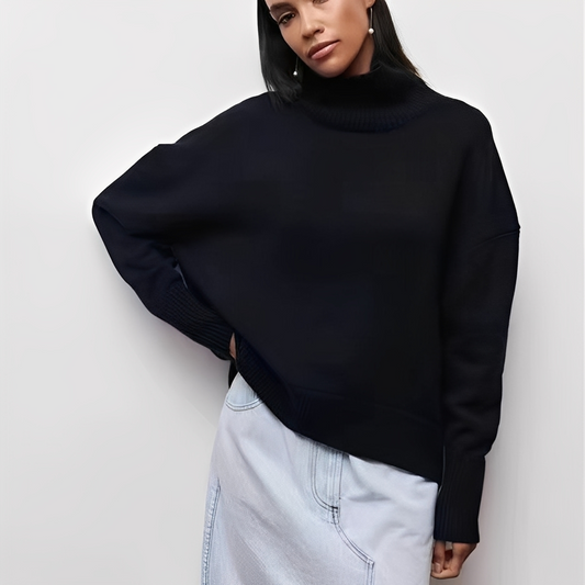 Lucinde - Winter Oversize Turtleneck Sweater for Women