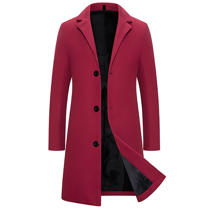 Stefan - Stylish wool coat for men