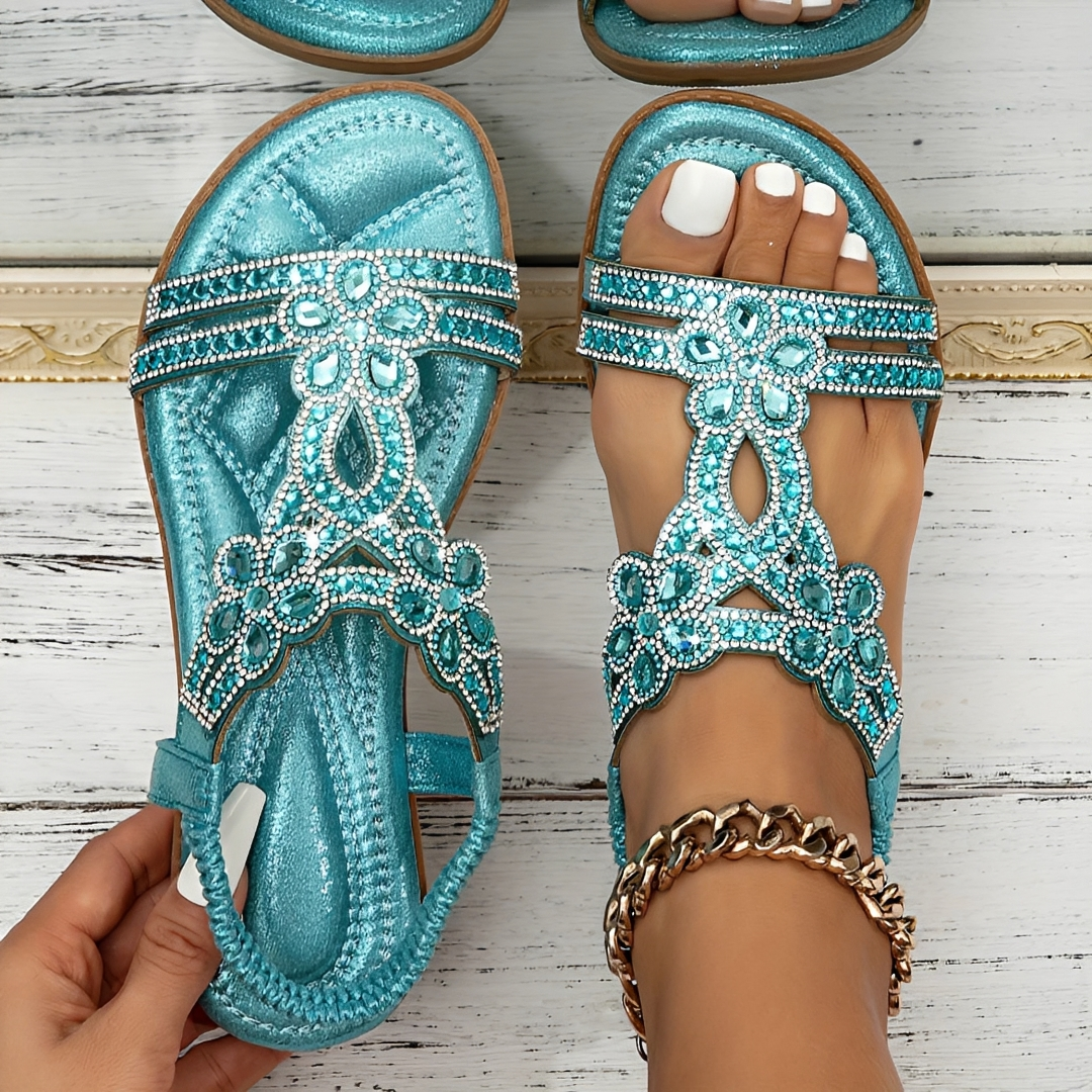 Rhian - Komfortable Boho-Sandalen