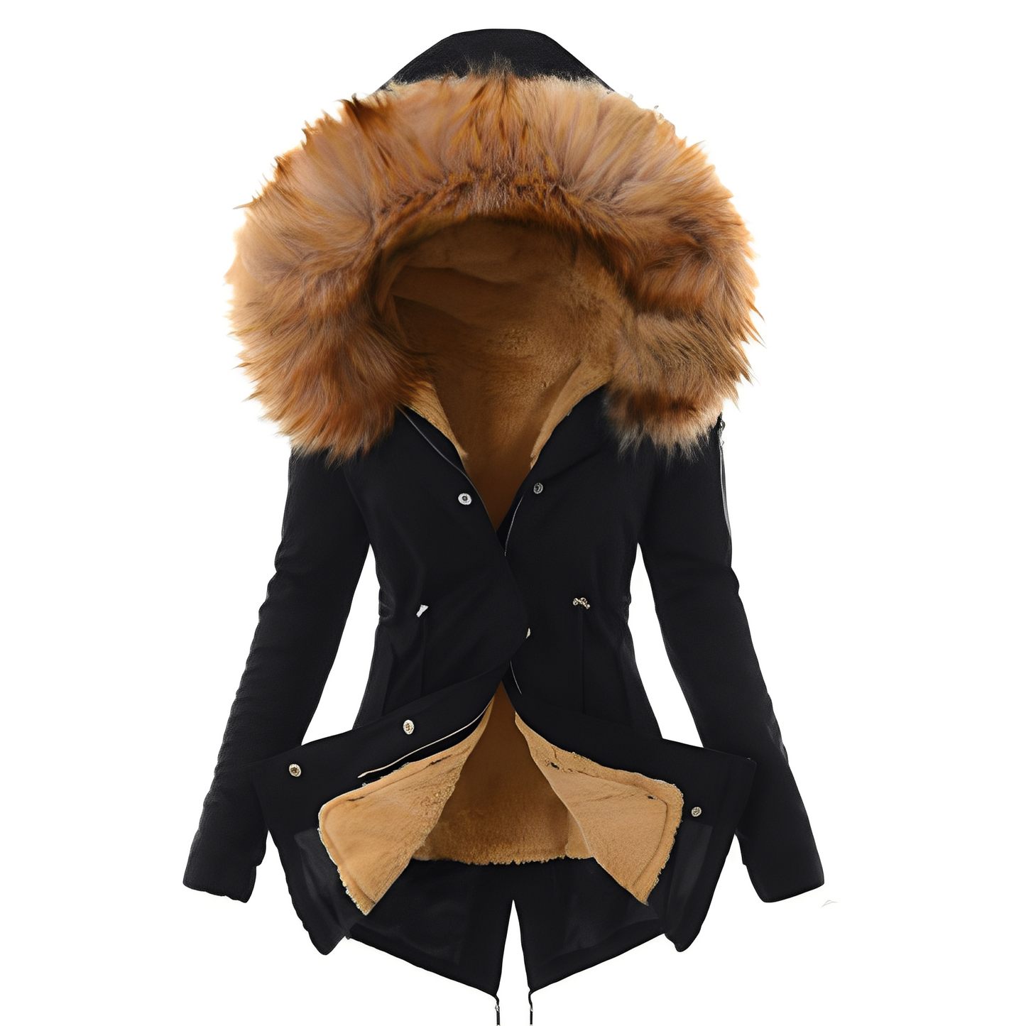 Deanna - Fashionable and waterproof fleece jacket for women