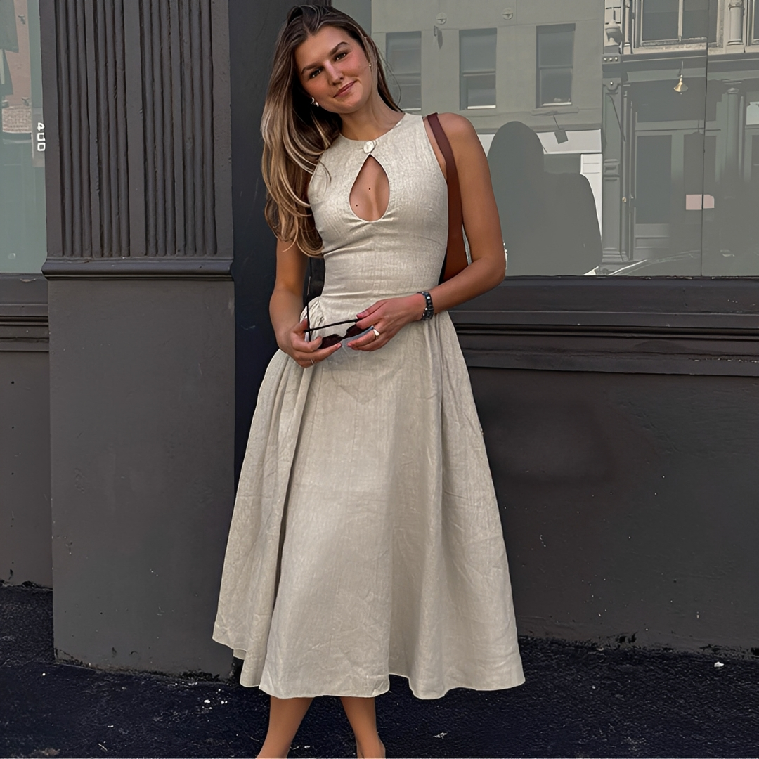 Chelou - Maxikleid mit Falten