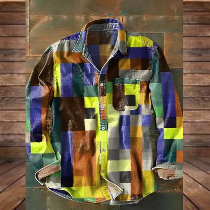 Gontran - Stylish shirt with useful pocket for men