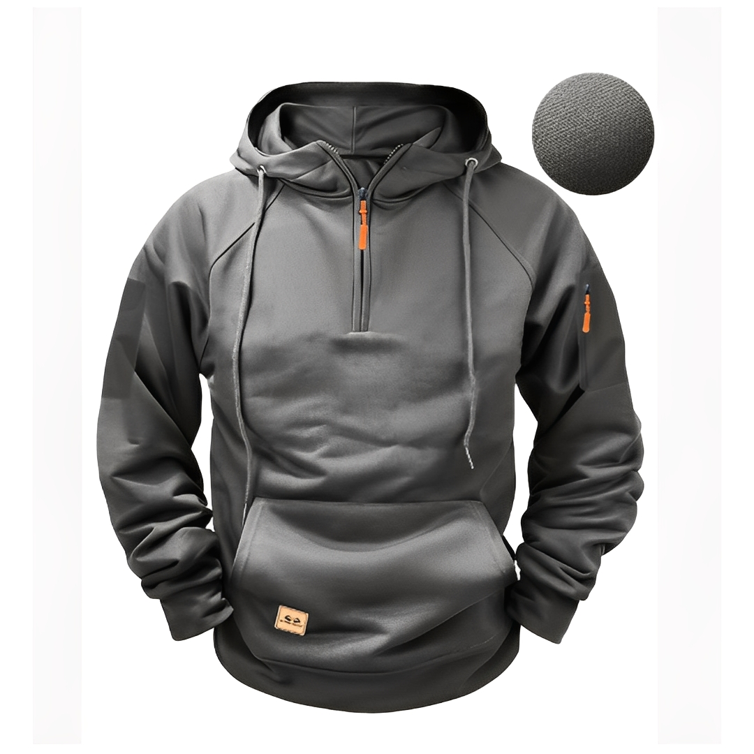 Gildas - Casual men's hooded jacket