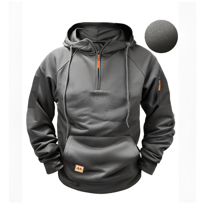 Gildas - Casual men's hooded jacket