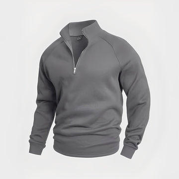 Wiley - Bequemer Herren-Fleecepullover mit Zipper