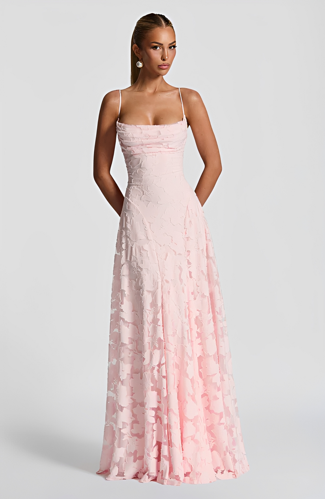 Francisa - Elegantes und hochwertiges Maxikleid