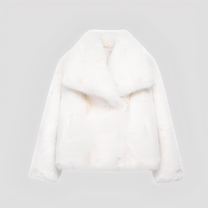 Jennifer - Modern women's jacket made of faux fur