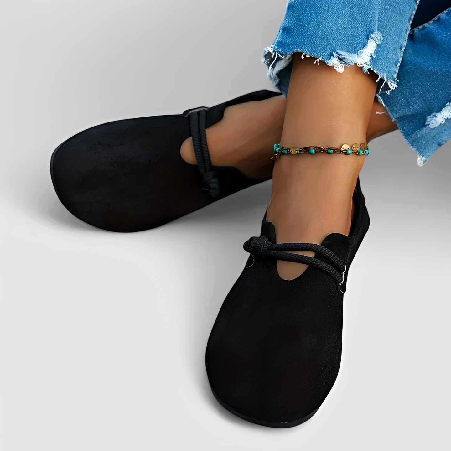 Marjorie - Komfortschuhe mit runder Zehenpartie