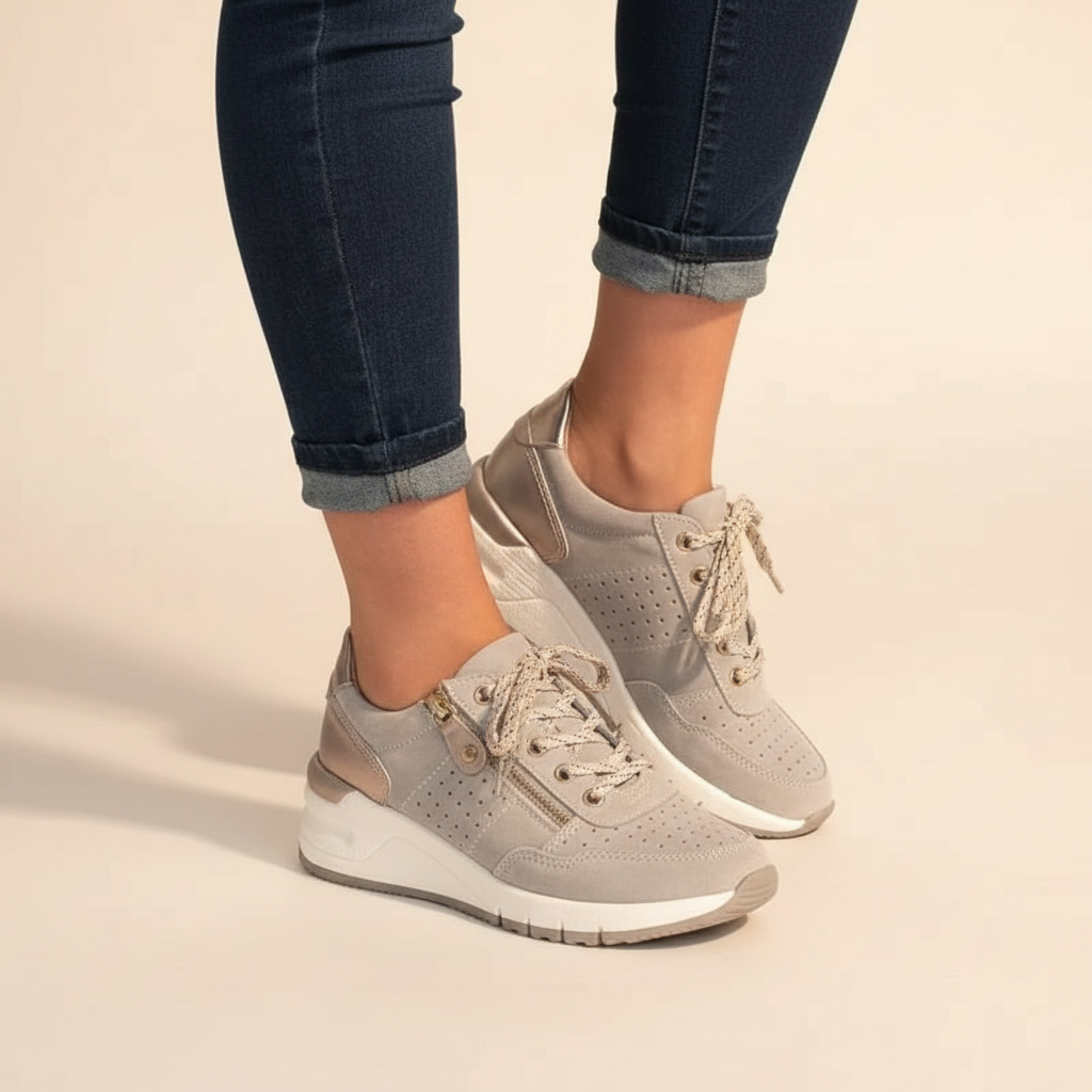 Nolwene - Komfortable Schnürsneaker