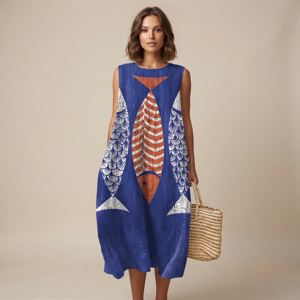 Elisa - Elegantes ärmelloses Kleid