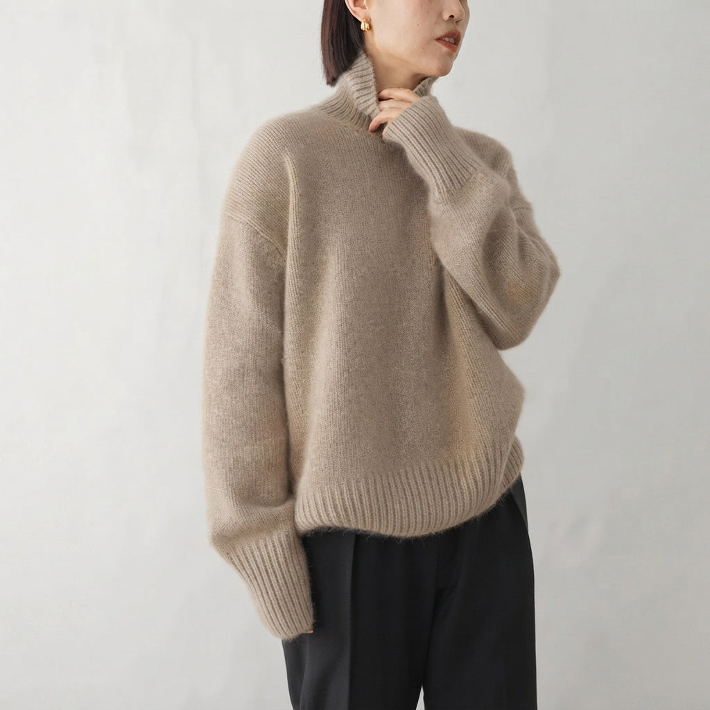 Lea - Stilvoller Damen-Rollkragenpullover