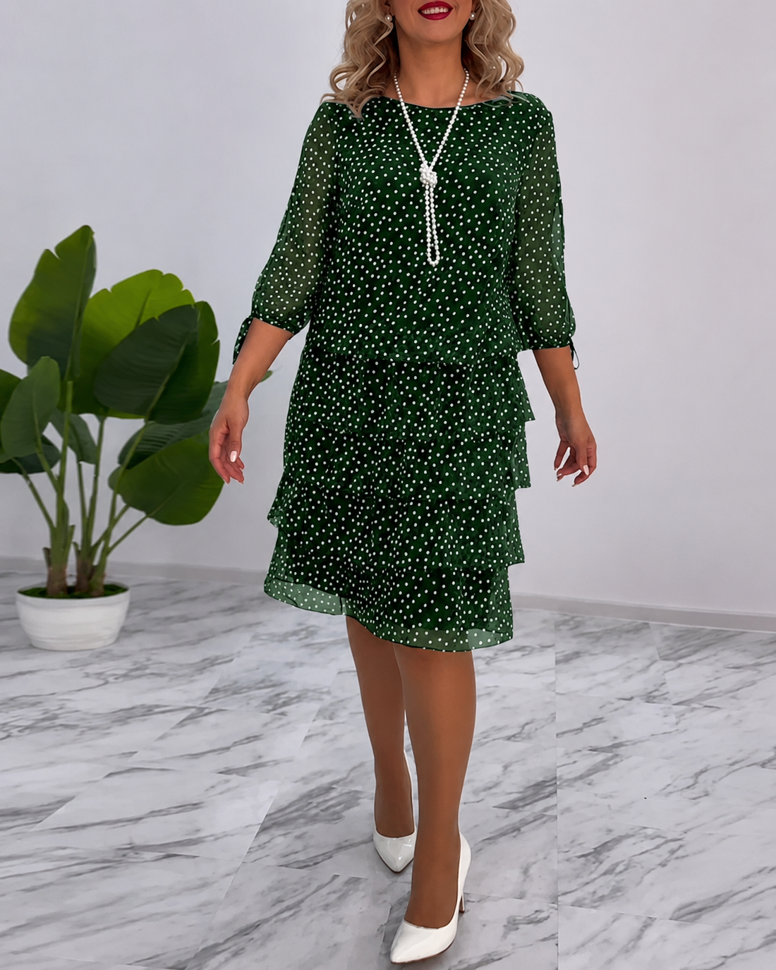 Bezia - Stilvolles Midi-Kleid mit Lagen