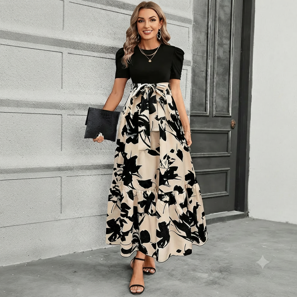 Astrid - Elegantes Blumenkleid