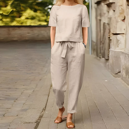 Kerine - Women's set of cotton and linen pants