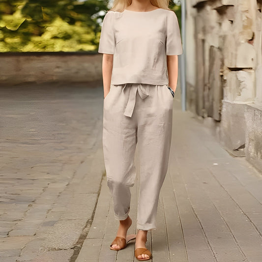 Kerine - Women's set of cotton and linen pants