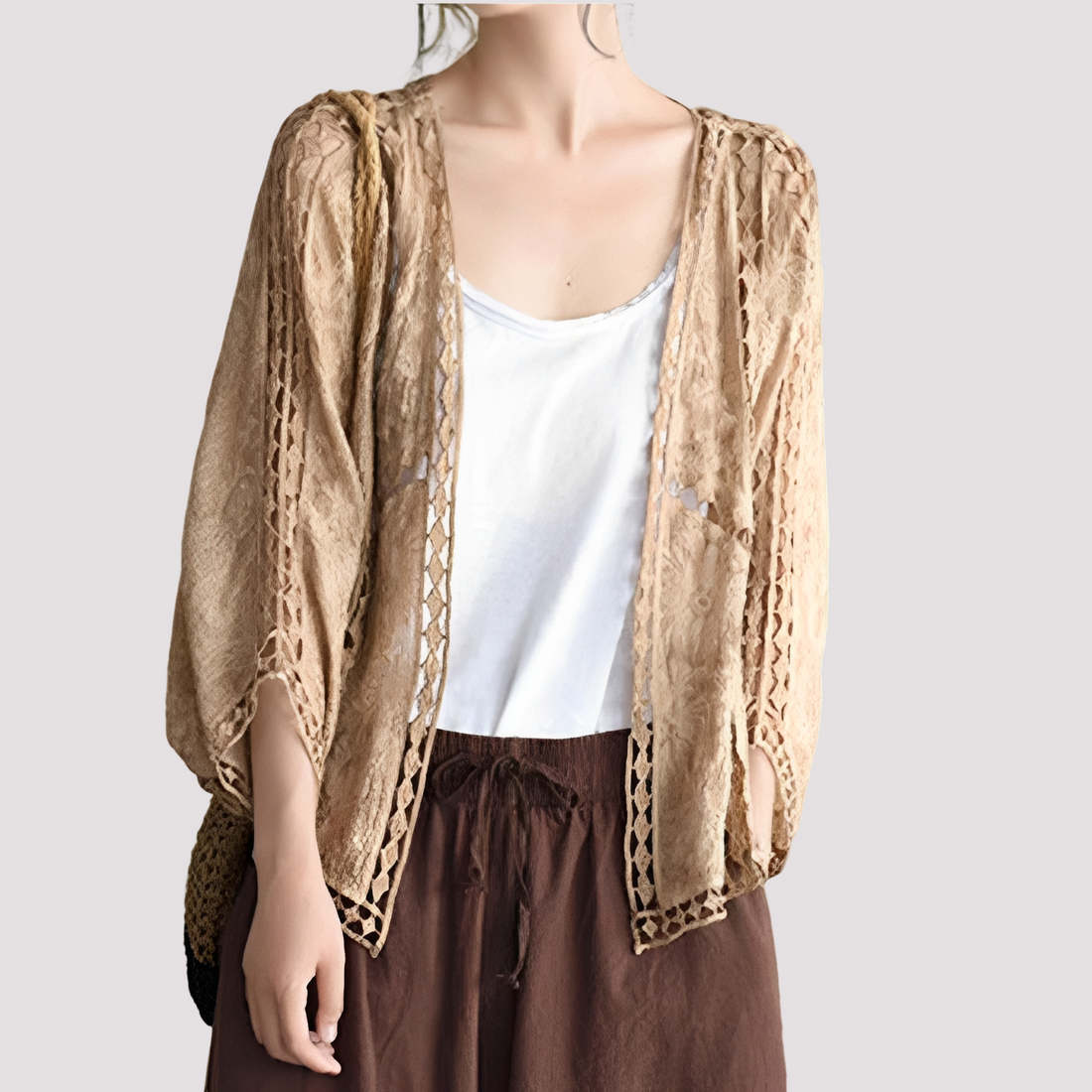 Connie - Damen Cardigan mit Cut-Out Design